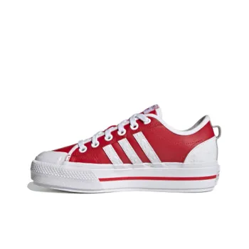 Adidas Originals Nizza Rf Platform Heart Embossed Scarlet Women's