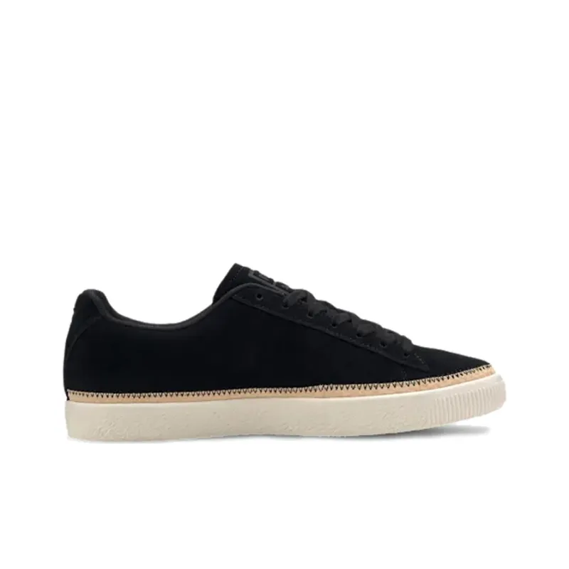 PUMA Suede Trim Dlx Black Unisex-1