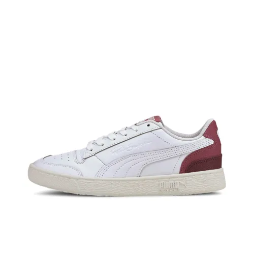 PUMA Ralph Sampson Skateboard Shoes Unisex Low-Top White/Red