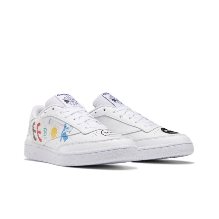 Reebok Club C 85 BlackEyePatch White US M 8.5 - POIZON
