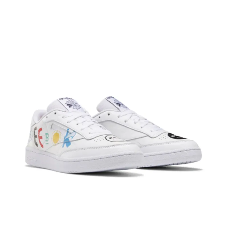 Reebok Club C 85 BlackEyePatch White-2