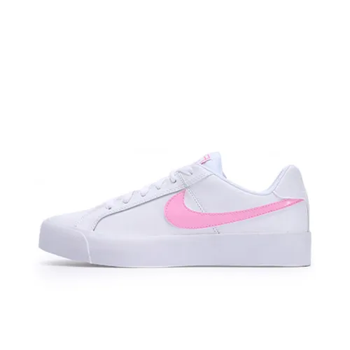 Nike Court Royale Skateboard Shoes Women's Low-Top White/Pink