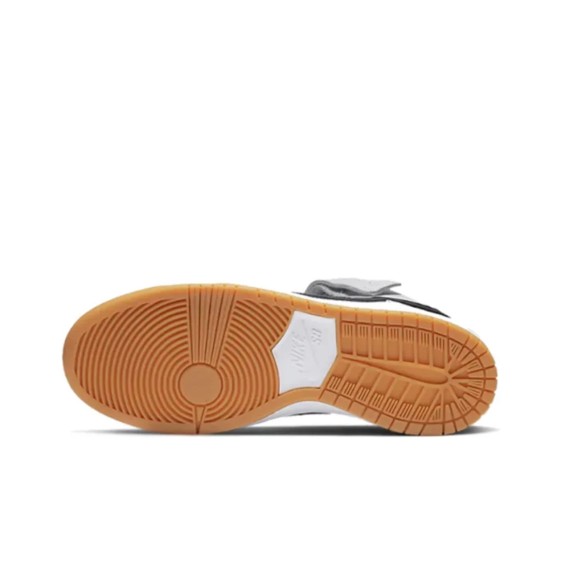 Nike Sb Dunk Mid Orange Label White-4