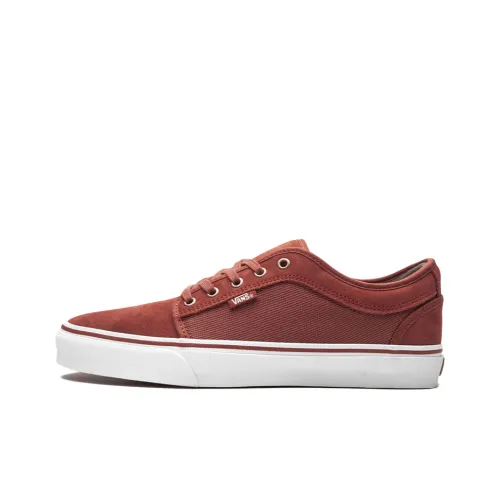 Vans Chukka Low Breathable Non Slip Wear resistant Low Tops Casual Skateboarding Shoes Red