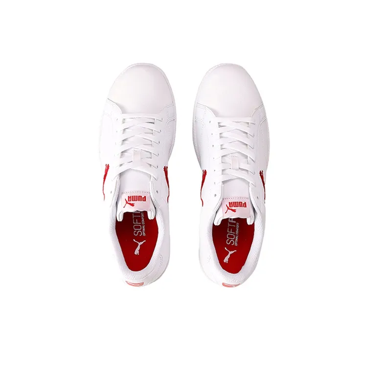 PUMA Smash Cat L White/Red-2