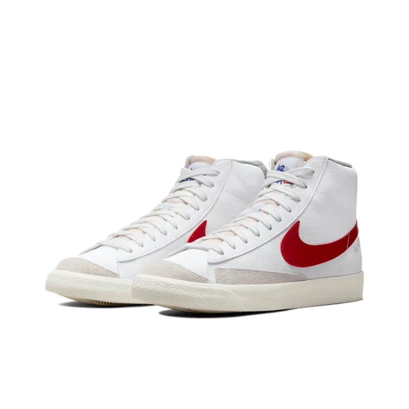 Nike Blazer Mid 77 White Phantom Gym Red-2