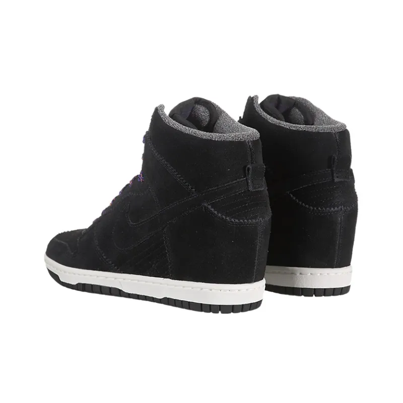 Nike Dunk Skateboard Shoes Women's Black Purple-2