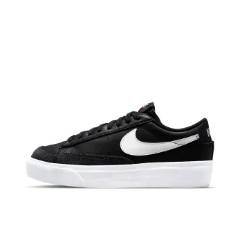 Nike Blazer Low Platform Black White Women's