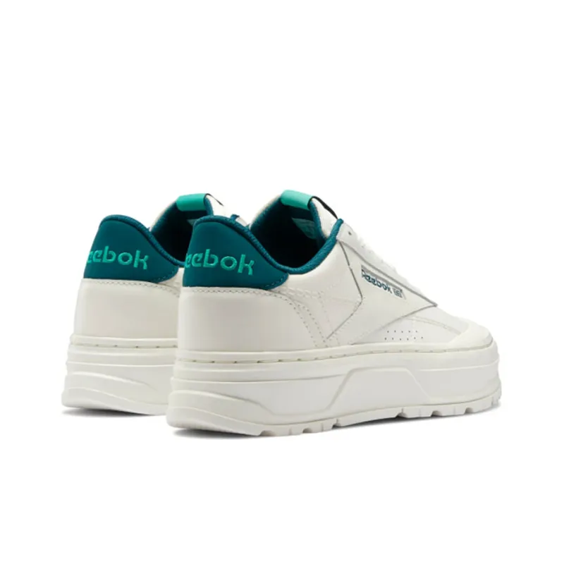 Reebok Club C Double Geo Chalk Future Teal Women's-2