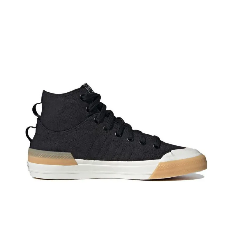 Adidas Nizza Hi Dl Black White-1