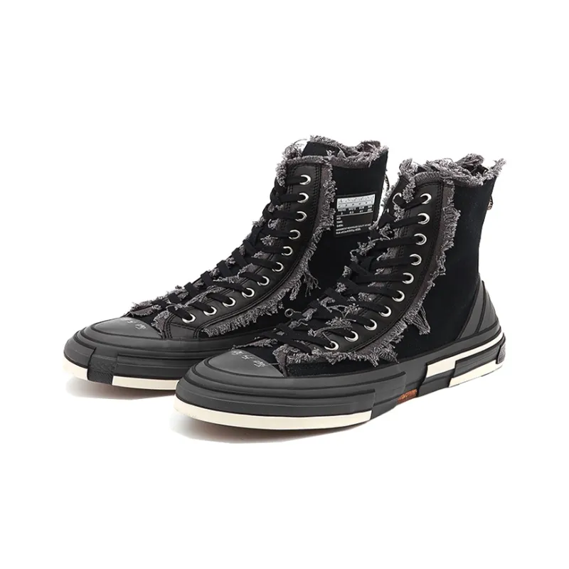 Yohji Yamamoto x VESSEL G.O.P. Highs High Top Skateboard Shoes Unisex Black-2