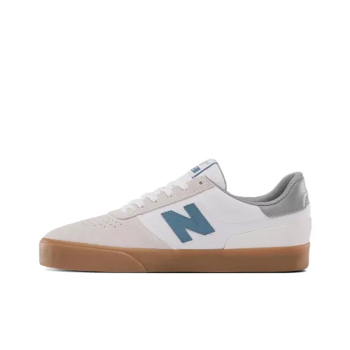 New Balance Numeric 272 Skateboard Shoes Men Low-Top Light Gray/Blue