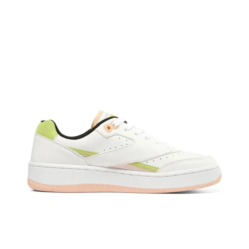 Skechers Sport Court 92 'White Yellow Pink' Women's-1