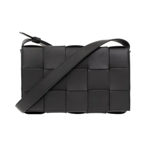 Bottega Veneta CASSETTE Sheepskin Tofu Bag Shoulder Bag Crossbody Bag Regular Women's Black