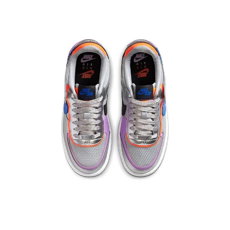 Nike Air Force 1 Low Shadow Metallic Silver Women's-3