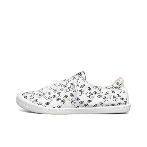 Skechers Bob's Beach Bingo Wear-Resistant Low-Top Skateboard Shoes Women's Multicolor