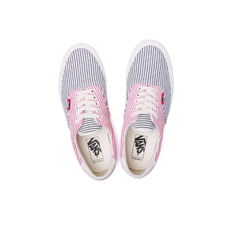 Vans Vault Og Style 45 Lx Maritime Nautical Stripes Black Goji Berry-2