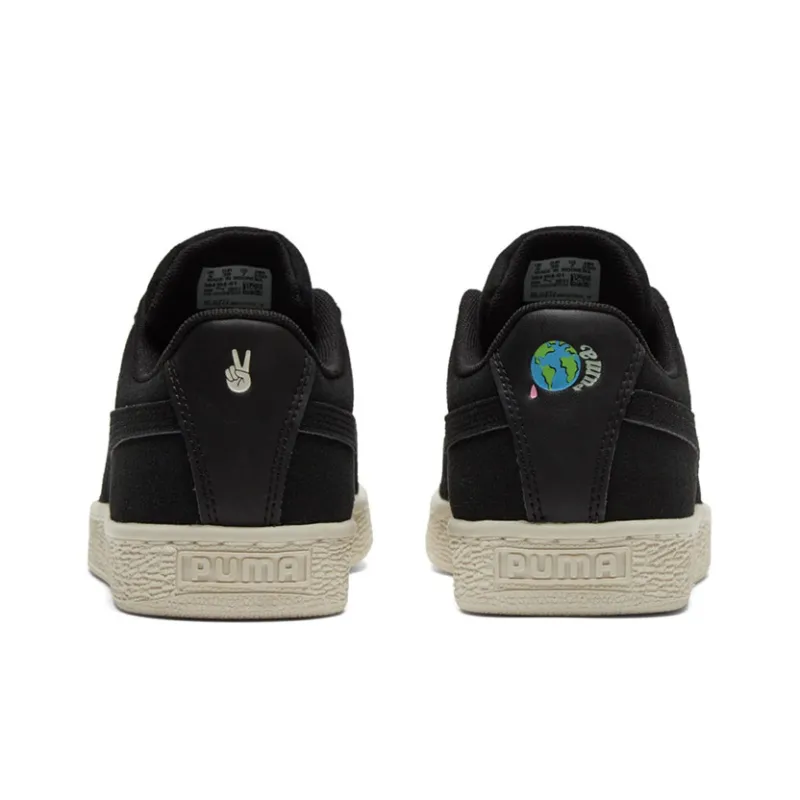 PUMA Unisex Suede Classic Low Top Sneakers Black-4