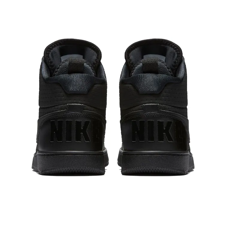 Nike Court Borough Mid Winter Triple Black-4