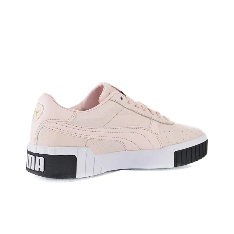 PUMA Cali Anti-Slip And Wear-Resistant Breathable Low-Top Skateboard Shoes Women's Pink Black-2