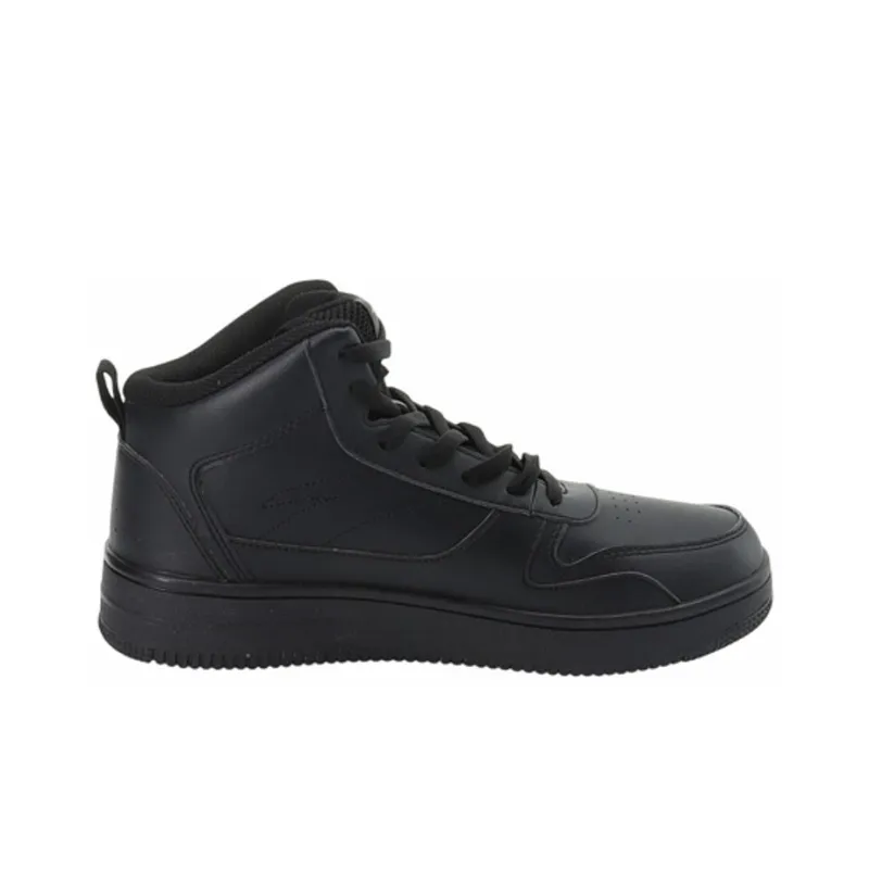 Anta Life Collection Non slip Lightweight Mid Top Skateboard Shoes Men's Black-1