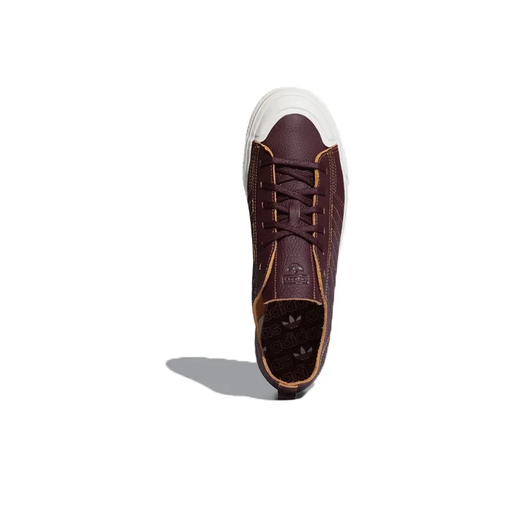 Adidas Originals Nizza Rf Maroon Legacy Gold-3