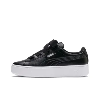 PUMA Vikky Stacked Ribbon Core Sneakers Black/White Women's