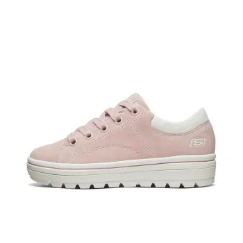 Skechers Street Blo Cleats 2 Anti-Slip Wear-Resistant Low-Top Skateboard Shoes Women's Pink
