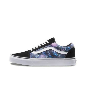 Vans Old Skool Star Print Skate Shoes Multi Color Black