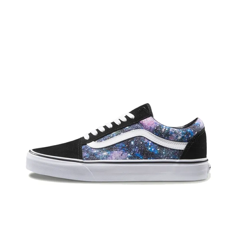 Vans Old Skool Star Print Skate Shoes Multi Color Black-0