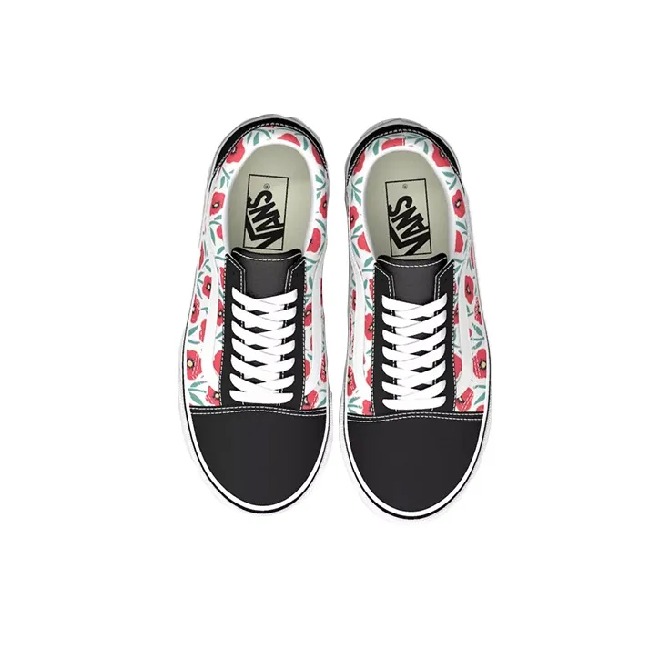 Old Skool Vans 'Flowers'-2