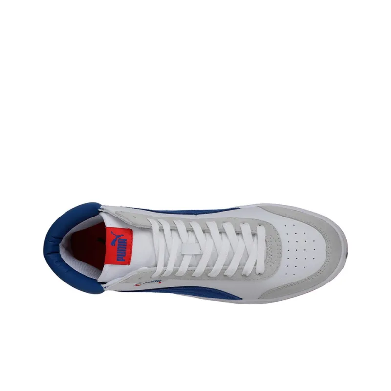 PUMA Court Legend Sl Collar 'White Gray Blue'-3