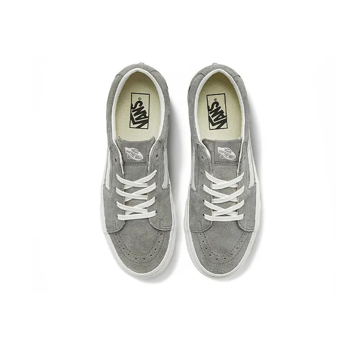 Vans Unisex SK8 Low Sneakers Grey 'Gray White'-2