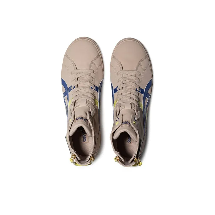 Asics Double Clutch Light Brown/Blue Fleece High Board Shoe-3