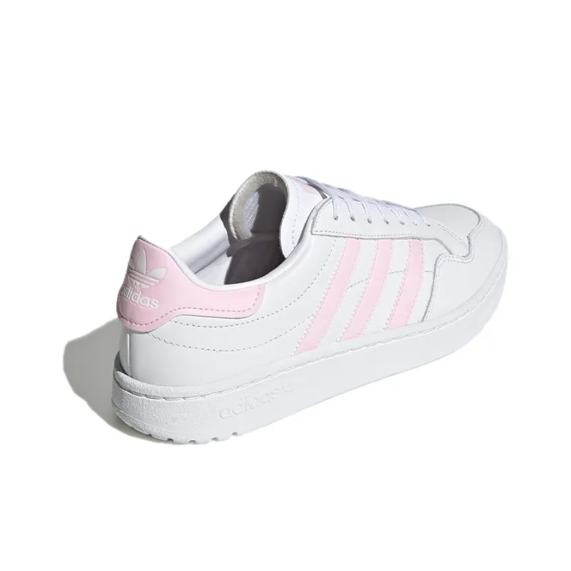 Adidas Women's Team Court 'White Clear Pink'-3