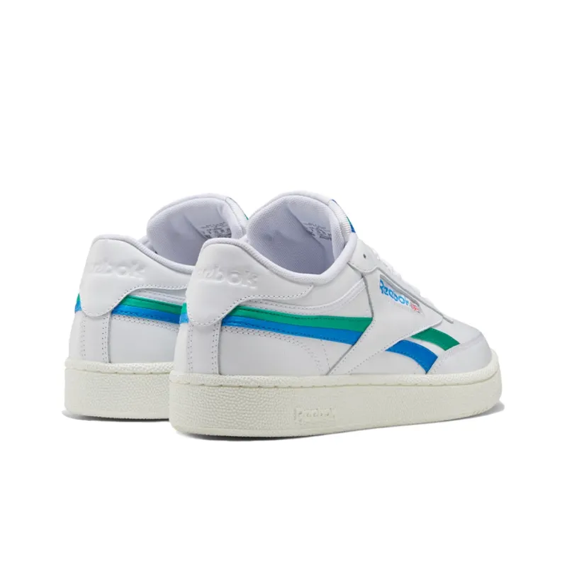 Reebok Club C Revenge Running Shoes White/Green/Blue-3