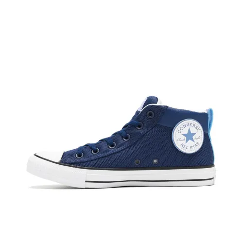 Converse All Star Series Skateboard Shoes Unisex Mid-Top Blue