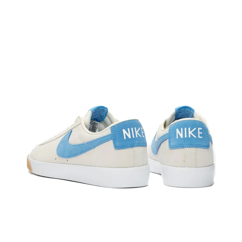 Nike Sb Blazer Low Pale Ivory Pacific Blue-3