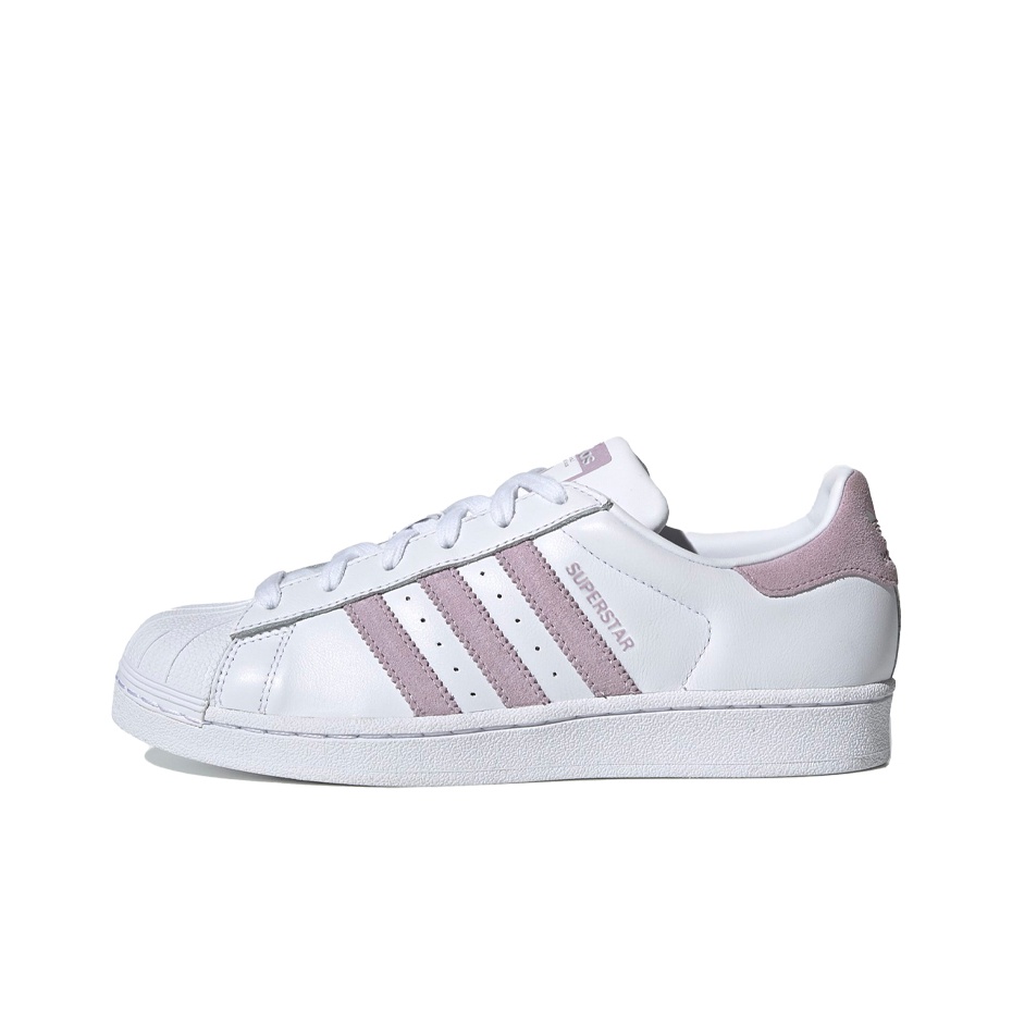 Adidas superstar white purple online