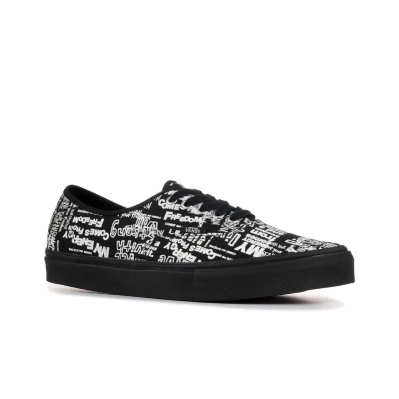 Vans Authentic Comme Des Garcons Black Message-2