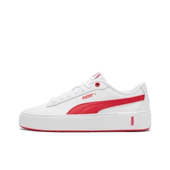 PUMA Smash Platform V2 'White Poppy Red' Women's