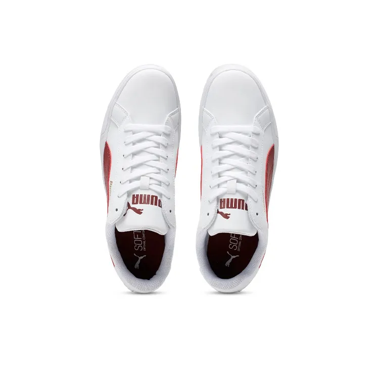 PUMA Smash Vulc White/Red-2