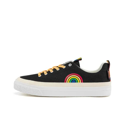 Craig&karl X Kappa Skateboard Shoes Unisex Low-Top Black