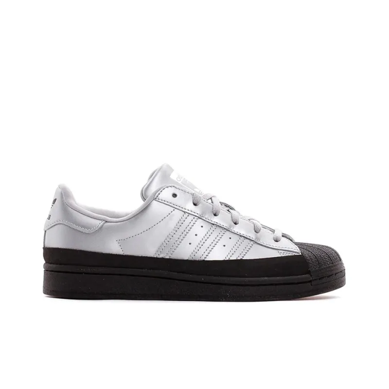Adidas Superstar Silver Metallic Black Women's-1