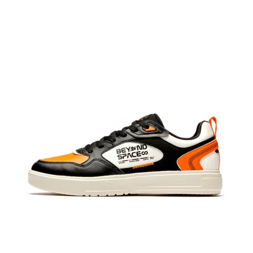 361° Low-Top Skateboard Shoes Men's Black Orange