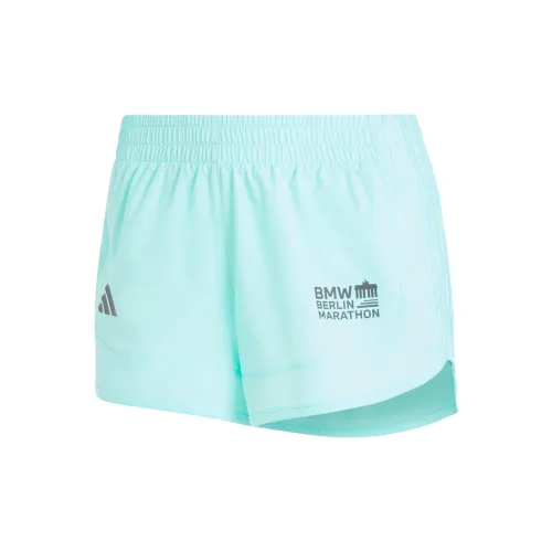 Adidas Marathon 20 Sports Shorts Women's Light Green