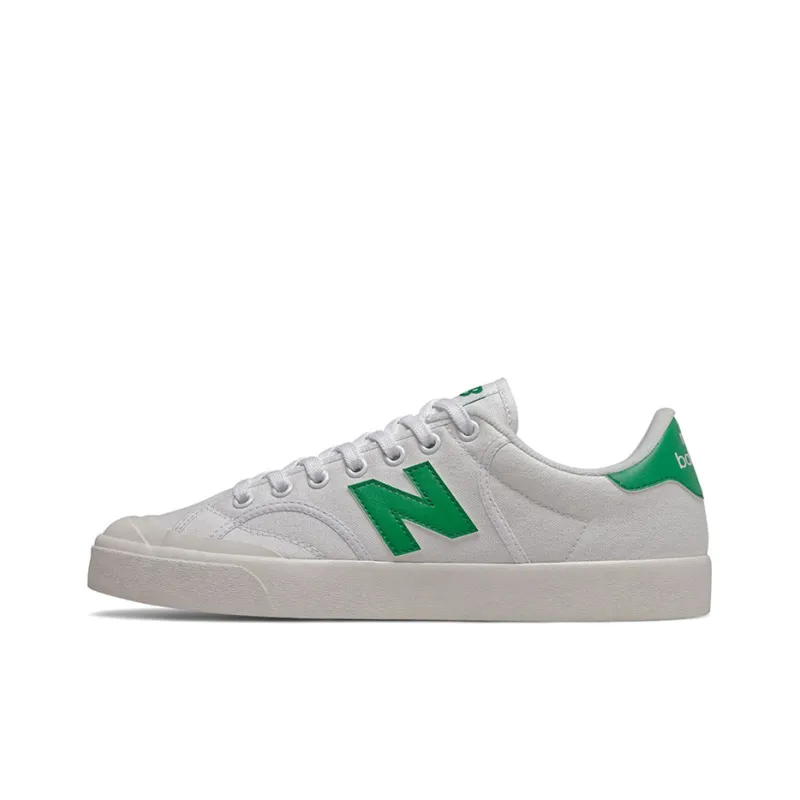 New Balance Court Cup Retro Casual Skate Shoes Unisex White Green-0