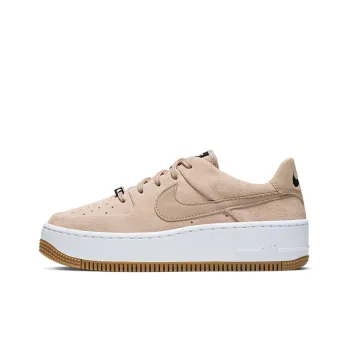 Nike Air Force Sage Low Beige Suede Women's
