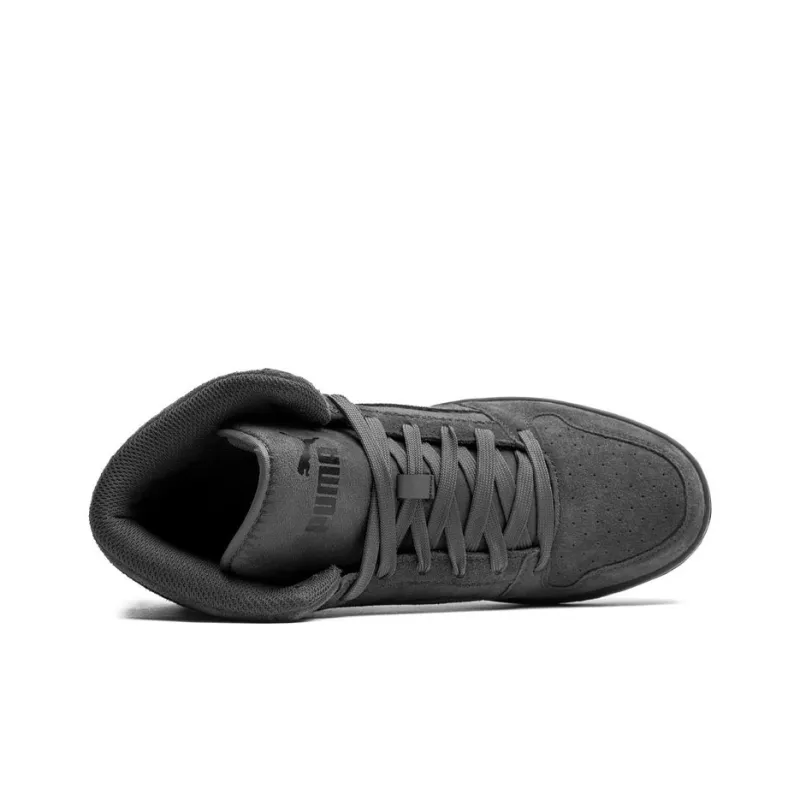PUMA Rebound Layup Coverage Wear-Resistant Lightweight Mid-Top Skateboard Shoes Men's Gray-2