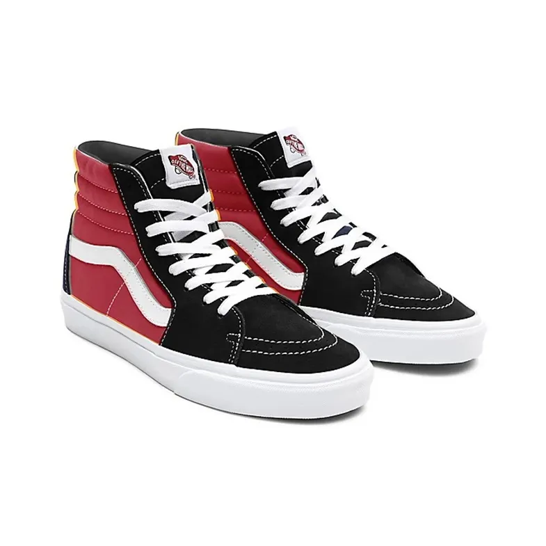 Vans Customs Color Block Comfycush Sk8 hi 'Black Gray'-2